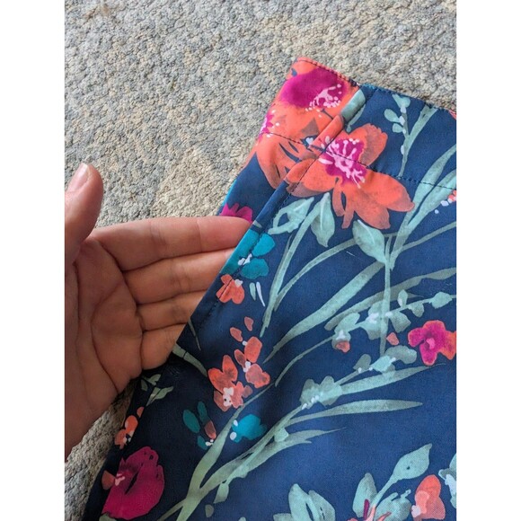 NWT Lady Hagen Sz 6 Women's Active Skort Golf Tennis Navy Floral Skirt Outdoor - Picture 3 of 8